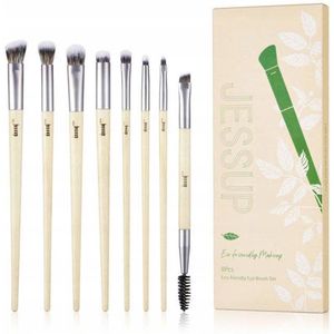 Jessup - Oogschaduw Borstel Set - 8 Stuks - Dierproefvrije Oogmake-up Kwasten