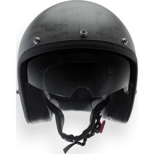 CMS VINTAGE SV - Scratched Black - Jethelm -  Jethelm - Motorhelm - scooterhelm - brommerhelm - scooter helm - motor helm - brommer helm