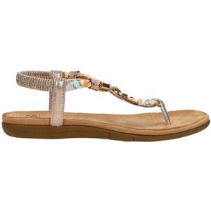 Sub55 - Sandalen Plat - Goudkleur - Espadrilles