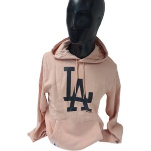 LA.LAKERS - NEW ERA- HOODY- TEAM LOGO- PINK -L