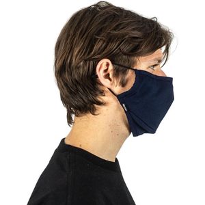 Mr. Facy Mondkapje Mondmasker Facemask Shaped Navy Blauw