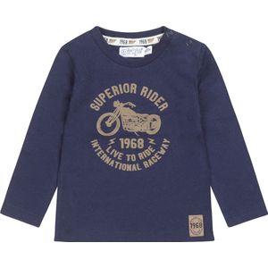 Dirkje Jongens Longsleeve Tshirt Superior Rider Navy - 80