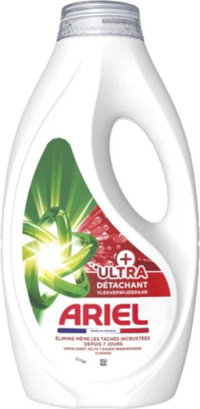 Ariel - Ultra Vlekverwijderaar - Vloeibaar Wasmiddel - 1125 ml - 25 Wasbeurten