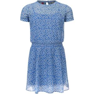 Looxs Revolution 2112-7876-929 Meisjes Jurk - Maat 116 - light blue dessin van Katoen