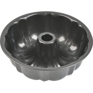 Ronde Bakplaat van Staal met Antiaanbaklaag – Taartvorm Ø 22 cm, Geschikt voor Beginners en Professionals