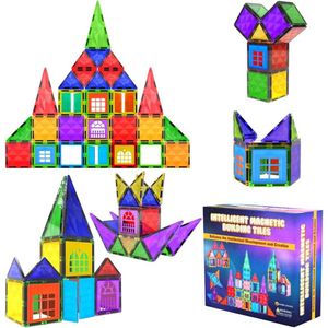 morkka 136 Pieces Puzzle Magnetic Building Blocks Toy Magnetic