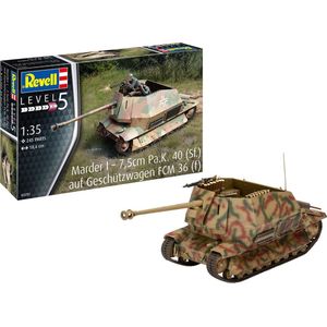 1:35 Revell 03292 Marder I - 7,5cm Pa.K. 40 (Sf.) auf FCM 36(f) Plastic Modelbouwpakket