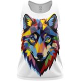 Otso Be A Wolf Mouwloos T-shirt Wit XS Vrouw