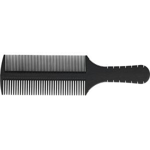 Haarkam Handvat Dubbel Fijne Tand 21cm Zwart Haar Kam Styling Hair Tool