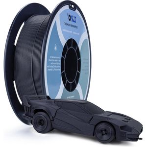 Koolstofvezel PLA filament 1.75 mm - 0.8 kg spoel zwart