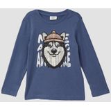 T-shirt - Longsleeve - Met Glinsterende Pailletten - Regular Fit