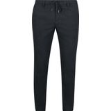 Alberto Broek donkerblauw, Effen