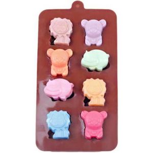 ProductGoods - Siliconen Chocoladevorm Dieren - Fondant Bonbonvorm - Ijsblokjesvorm