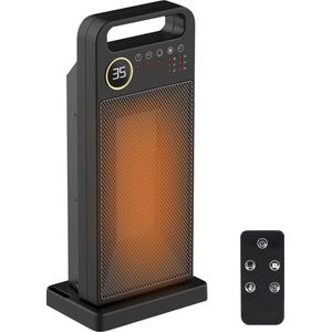 Nuvance - Elektrische Kachel - 2000W - Terrasverwarmer - Keramische Kachel Verwarming - Ventilatorkachel - Heater - Verwarming Electrisch