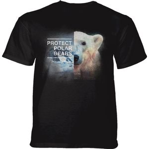T-shirt Protect Polar Bear Black 5XL