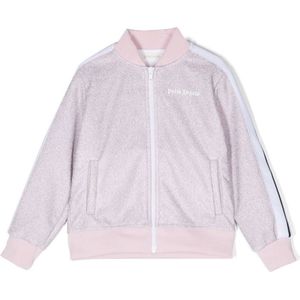 Palm Angels Trackvest met glitters - Roze - Maat 140