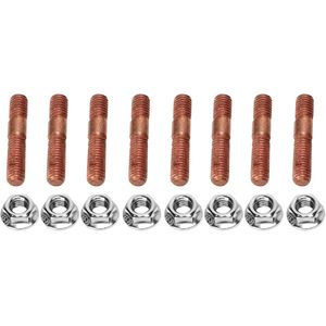 Turbo Stud Kit - M8 1.25 - Hoogdrukbestendig - Uitlaatspruitstuk Hardware Kit - Metaallegering