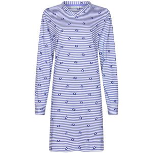 Rebelle - Leopard Lilac - Nachthemd - Paars/Wit - Bio Katoen