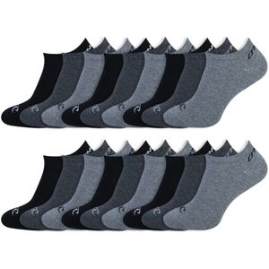 Sneakersokken | Dames & Heren | Merk: O'Neill | Kleur: Grijs | Maat: 35 t/m 46 | 18 Paar