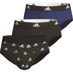 Adidas Sport Brief (3PK) Heren Onderbroek - multicolor - Maat XL