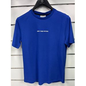 Off The Pitch Slim Fit Tee - Heren - Cobalt, L