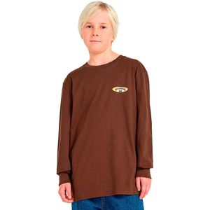 Billabong - Orbit Arch - Shirt met Lange Mouwen - Dark Cedar - 100% Katoen
