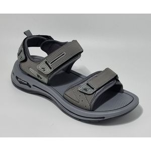 Reewalk® - Heren Sandalen – Sandalen voor Heren – Licht Gewicht Sandalen - Comfortabel Memory Foam Voetbed – Grijs – Maat 39
