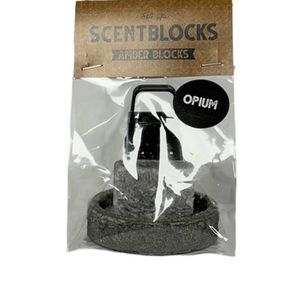 Amberblok met rasp en bakje in geschenkverpakking- Soaps en gifts- geur Opium