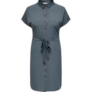 ONLY CARMAKOMA CARDIEGA SS BLK SHIRT DRESS WVN NOOS Dames Jurk - Maat 44