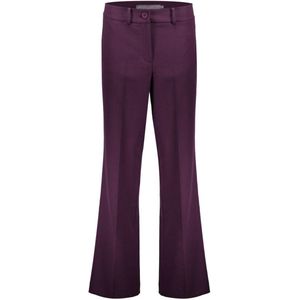 Geisha - Dressed Pantalon 51904 - Flared Broek - Paars - Dames
