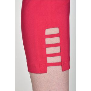 Robell Lena09 Dames Comfort Stretch 7/8 Pantalon - Rood - Maat36
