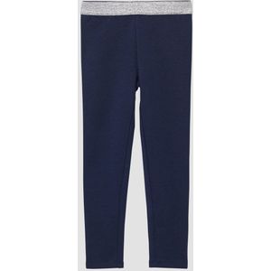 Legging - Enkellang - Glitterende Tailleband - Zacht Katoenmix