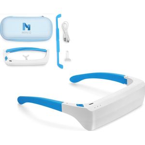 MincQ - Lichttherapiebril - Lichttherapie - Blauw en Wit Licht - 3 standen en Timer