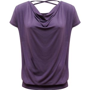 Yoga shirt vloeiende batwing ""ala"" - vlierbes XS Loungewear shirt YOGISTAR