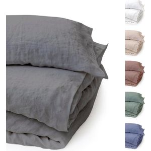 Goodivery ® Hoogwaardig Tweedelig Linnen Beddengoed van 100% Natuurlijke Vezels met Unieke Stijl en Comfort