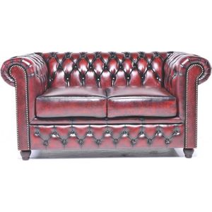 The Original Chesterfield - Brighton - 2-zitsbank - Zetel Salon - Antiek Rood