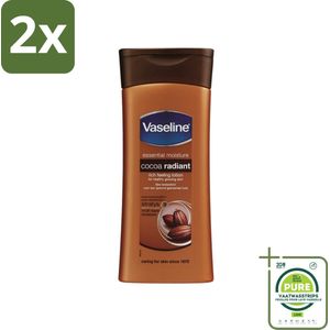 Vaseline - Cocoa - Bodylotion - Voedend & Verzorgend - 400 ml - Voordeelverpakking - 2 stuks - Lotion voor huid - Voedende bodylotion