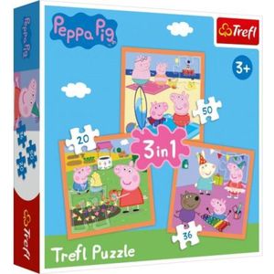 Peppa Pig 3-in-1 Puzzel