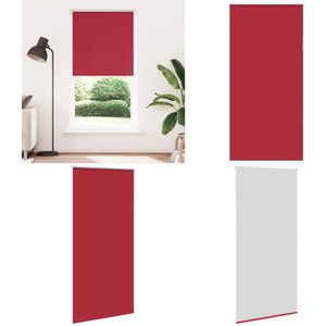 vidaXL Rolgordijn verduisterend 110x230 cm stofbreedte 105,7 cm - Rolgordijn - Rolgordijnen - Dag- En Nachtgordijn - Verduisterend Rolgordijn