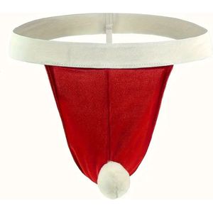 kerst string heren lingerie erotisch homo sexy hetero mannen christmas onderbroek