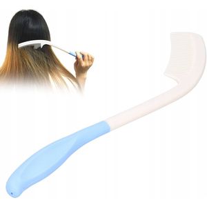 Lange Kam voor Ouderen - Blauw, Ergonomisch Ontwerp