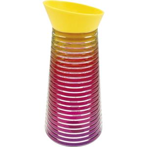 Zak!Designs Swirl - Waterkaraf - 1 liter - Regenboog Warm