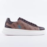 Guess - Elba - Sneakers - Bruin - EU 41 - Leerblend