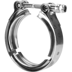 3-inch Turbo Uitlaat Downpipe V-Band Klem - Universele Auto Accessoires, Roestvrij Staal