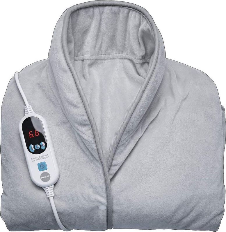 Thermische Cape - Microvezel - Zacht - Digitale Afstandsbediening - 6 Temperatuurniveaus