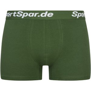 SportSpar Heren ""Sparbuchse"" Boxershort | Heren Boxershort | Boxershort Heren | 1 Pack | Heren Ondergoed | Boxershorts | Katoen | Groen | Maat: L ( Large )