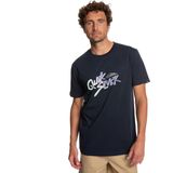 Quiksilver Signature Move T-shirt Met Korte Mouwen Grijs S Man