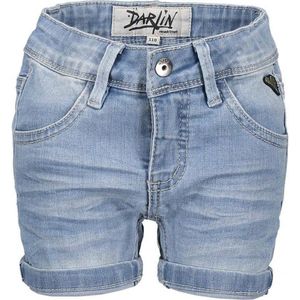 Moodstreet Meisjes Denim Shorts - Blauw - Maat 110