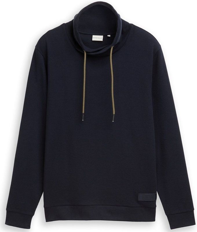 Tom Tailor - Snood Shirt - Wafelstructuur - Lange Mouwen