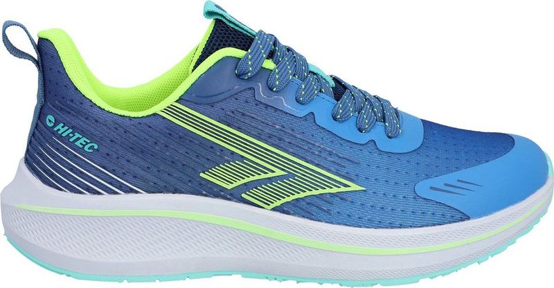 Hi-Tec - Santorini - Sneakers - Estate Blue - Gebreid Mesh - Dempende Zool